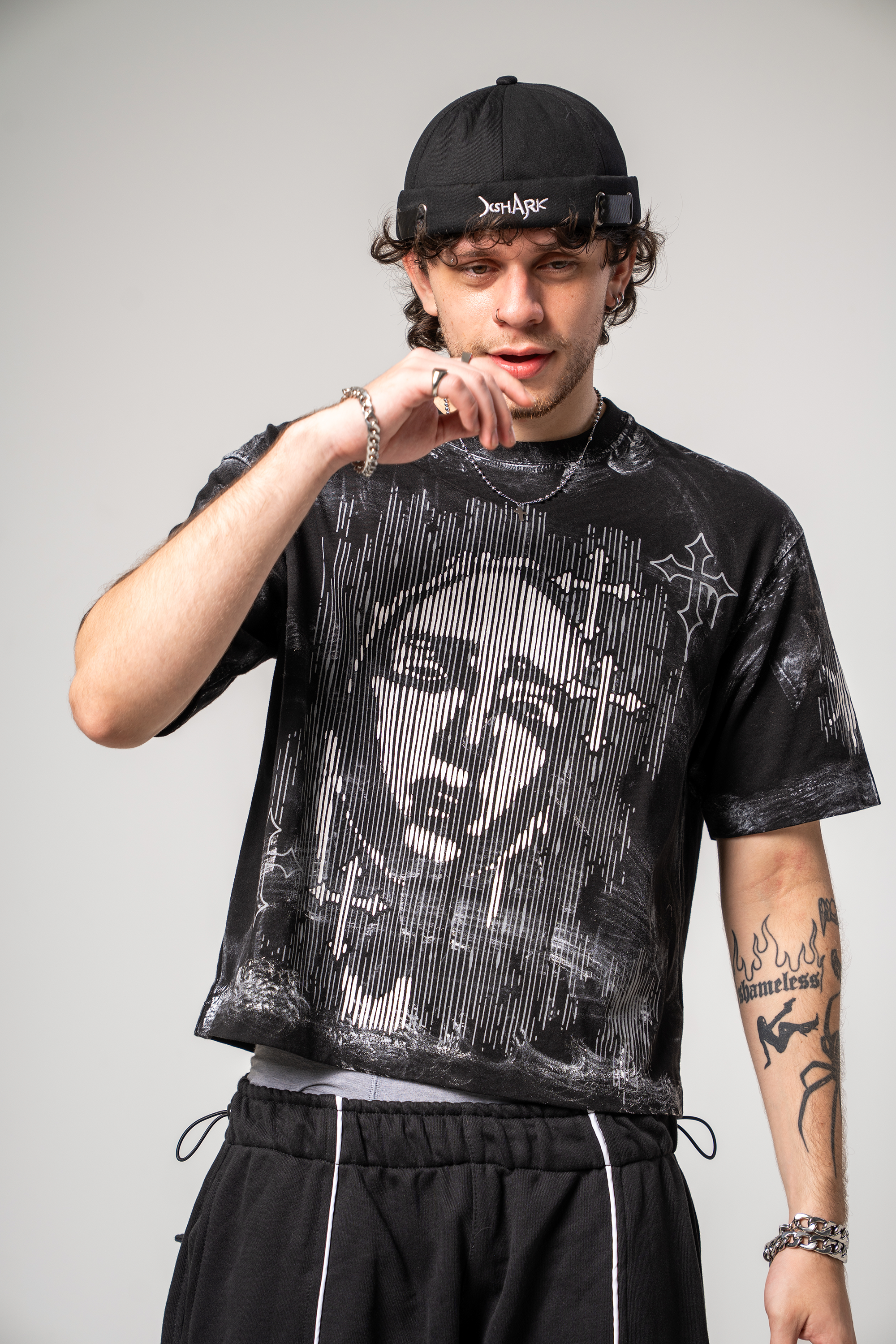 Camiseta Distressed Divino Rostro