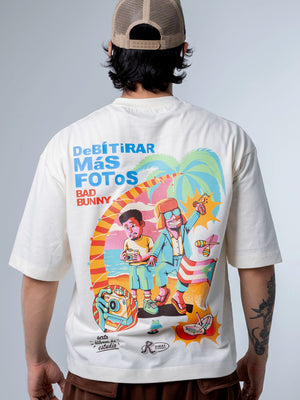 Camiseta boxy fit CHILL — streetwear hecho en Colombia