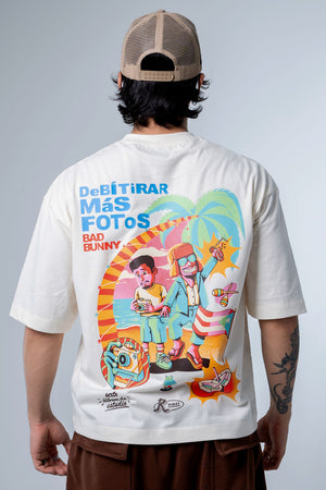 Camiseta boxy fit CHILL — streetwear hecho en Colombia