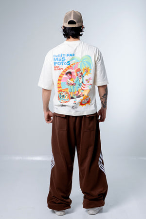 Camiseta boxy fit CHILL — streetwear hecho en Colombia