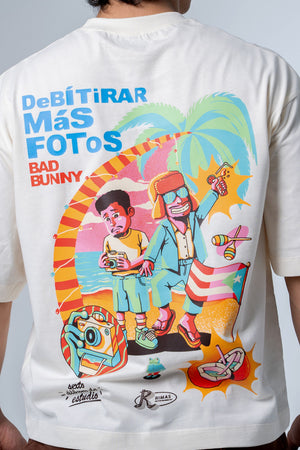 Camiseta boxy fit CHILL — streetwear hecho en Colombia