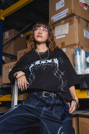 Camiseta oversize fit CHILL — streetwear hecho en Colombia