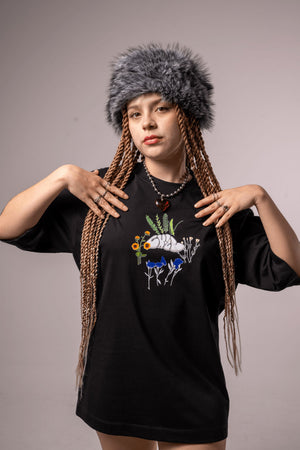 Camiseta oversize fit CHILL — streetwear hecho en Colombia