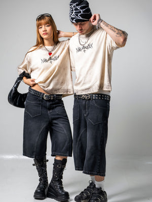 Camiseta boxy fit distressed CHILL — streetwear colombiano