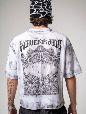 Camiseta boxy fit distressed CHILL — streetwear colombiano