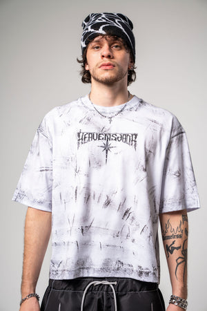 Camiseta boxy fit distressed CHILL — streetwear colombiano
