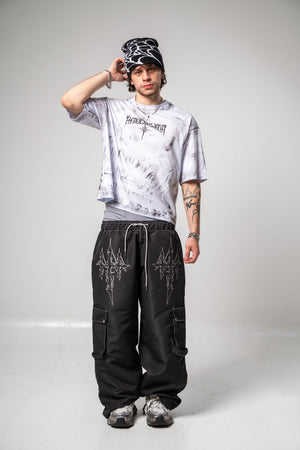 Camiseta boxy fit distressed CHILL — streetwear colombiano
