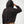 Hoodie con cierre Chillcore CHILL negro oversize unisex 330gr — algodón con logo en serigrafía alto relieve, hoodie minimalista hecho en Colombia