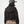 Hoodie con cierre chill core negro cropped 330gr — algodón con logo Chill script en serigrafía, hoodie femenino streetwear hecho en Colombia