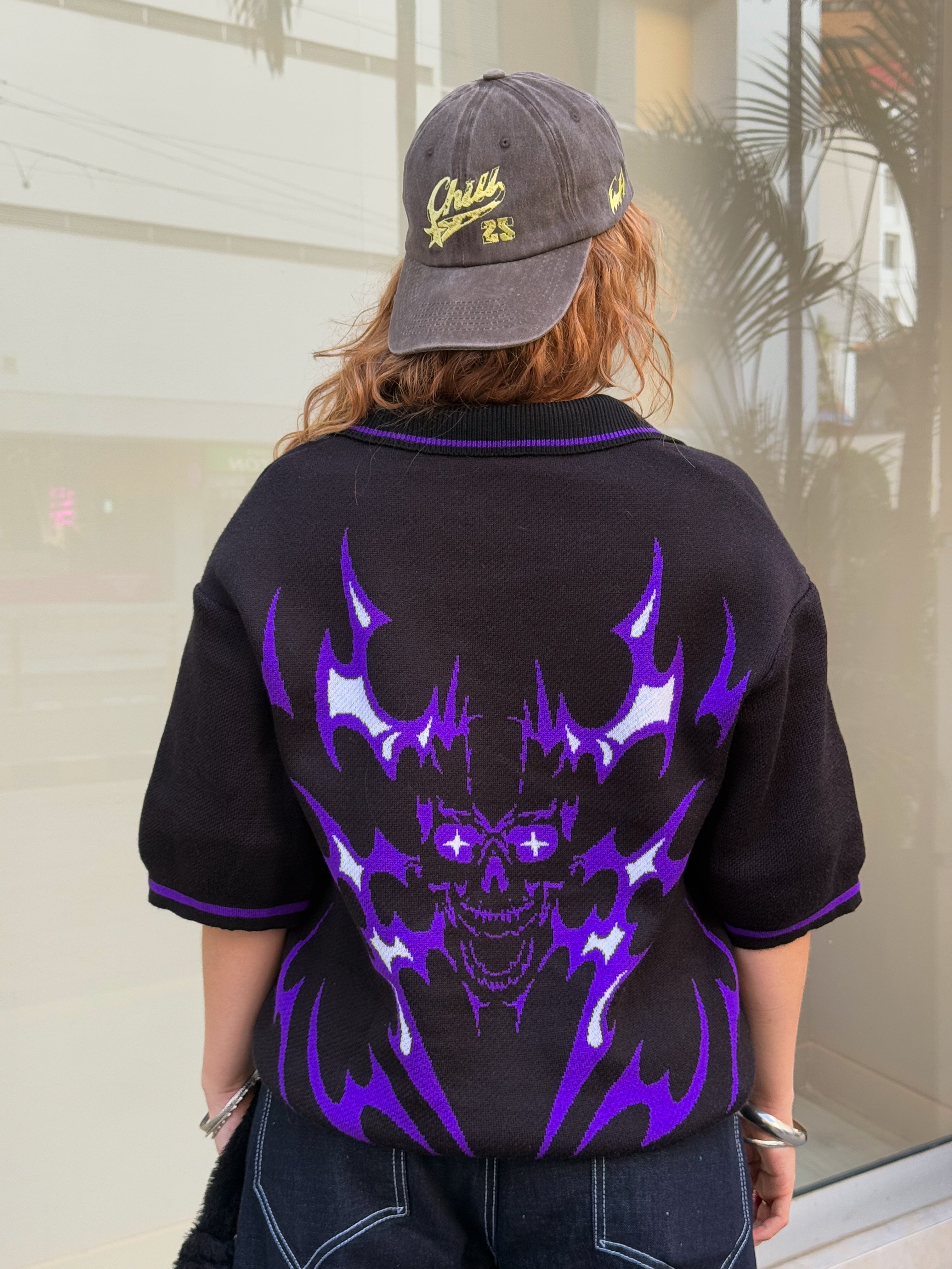 Camiseta Tejida Skeleton