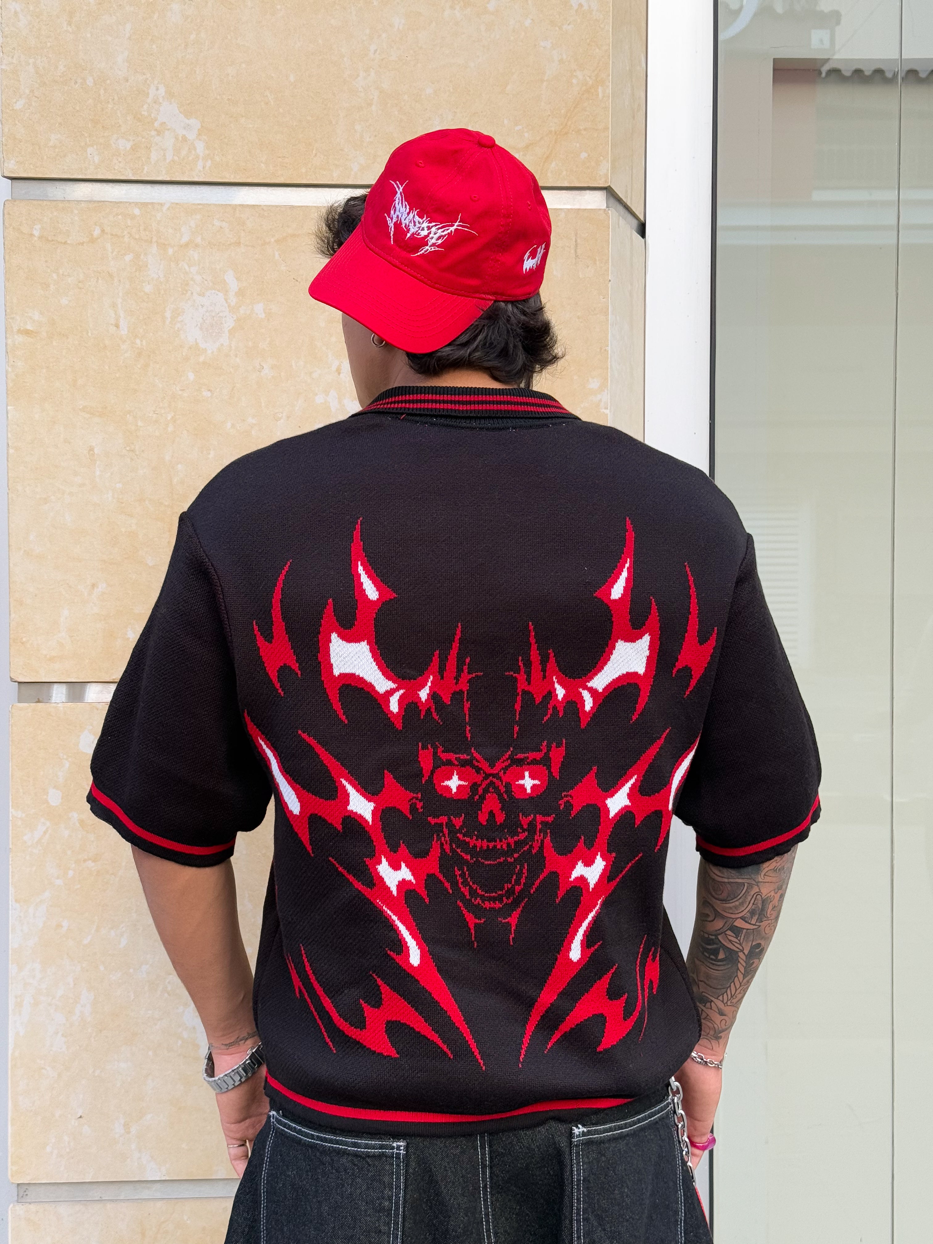 Camiseta Tejida Skeleton