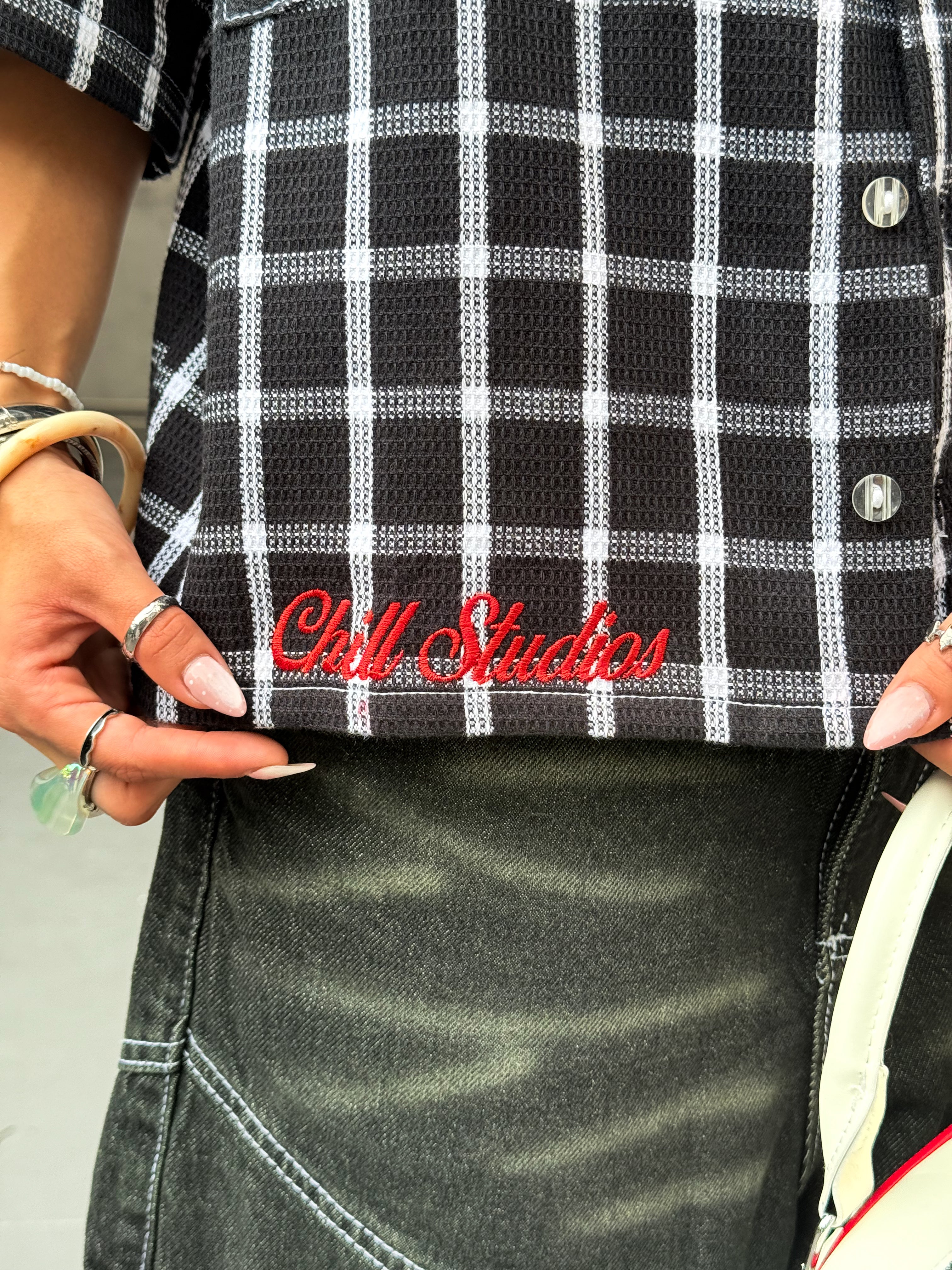 CAMISA BOTONES SKULL