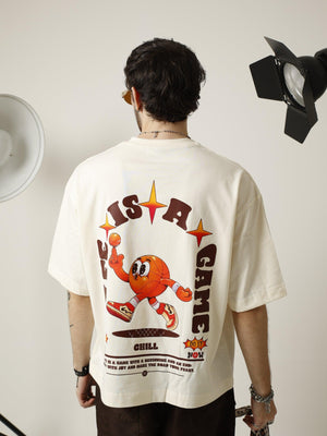Camiseta boxy fit CHILL — streetwear hecho en Colombia