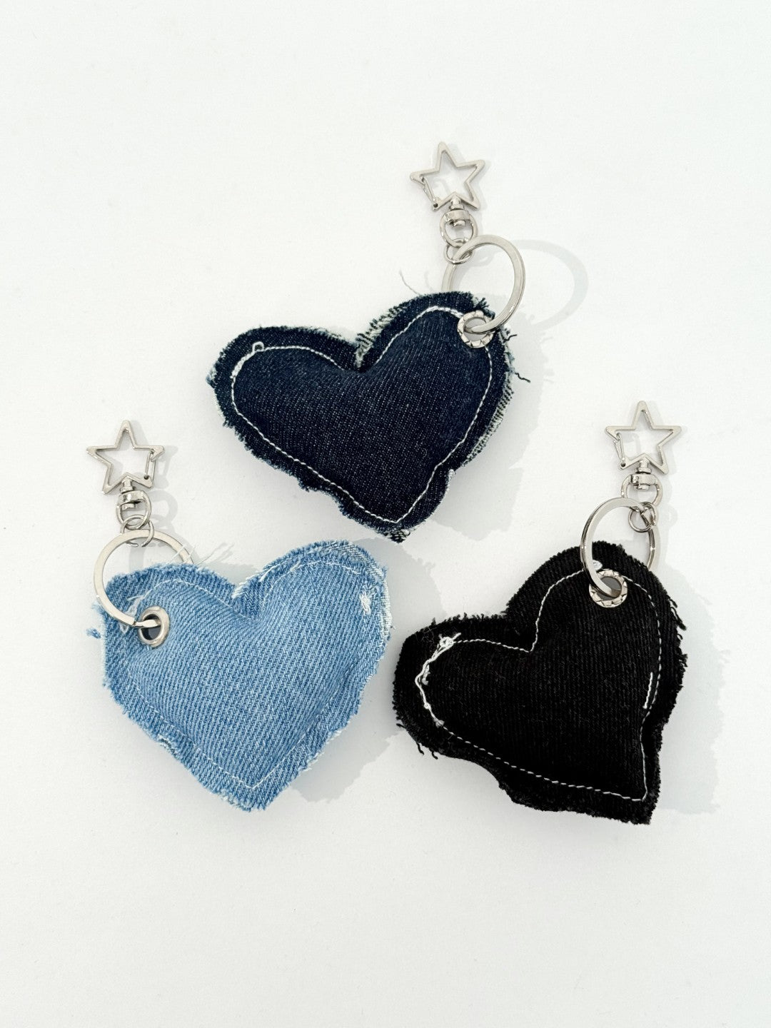 LLAVERO DENIM HEART