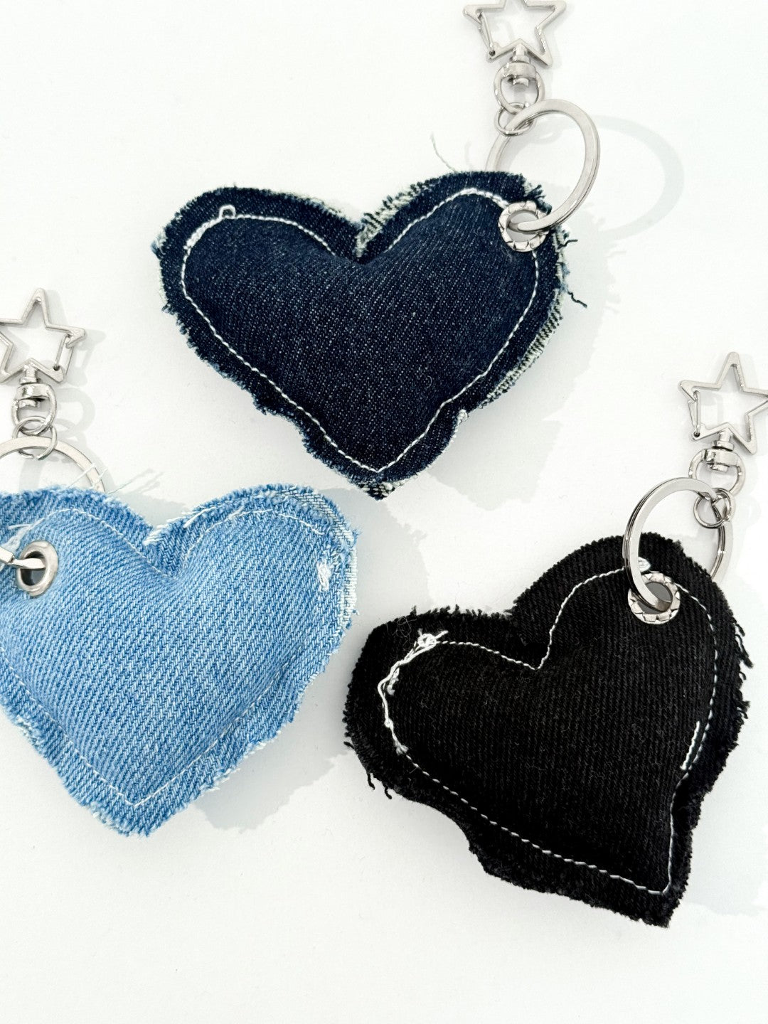 LLAVERO DENIM HEART