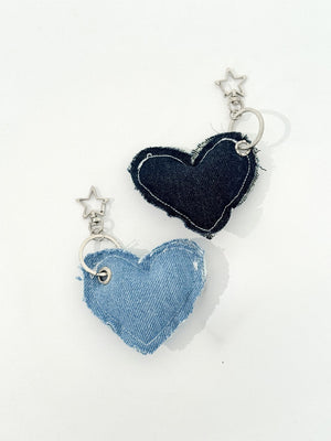 LLAVERO DENIM HEART