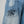 Spider Lily Jean CHILL celeste barrel — denim 100% algodón unisex con estampado floral tribal en pierna y bordado en bolsillos traseros, streetwear hecho en Colombia