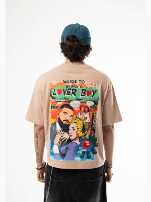 Camiseta boxy fit CHILL — streetwear hecho en Colombia