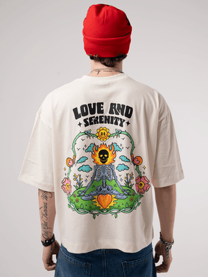 Camiseta boxy fit CHILL — streetwear hecho en Colombia