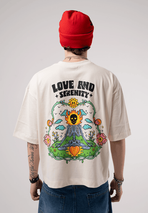 Camiseta boxy fit CHILL — streetwear hecho en Colombia