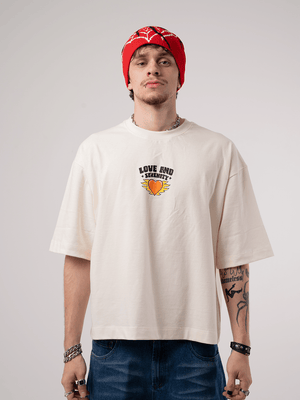 Camiseta boxy fit CHILL — streetwear hecho en Colombia