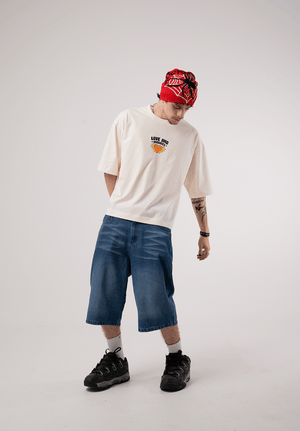 Camiseta boxy fit CHILL — streetwear hecho en Colombia