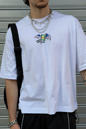 Camiseta boxy fit CHILL — streetwear hecho en Colombia