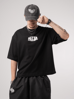 Camiseta boxy fit CHILL — streetwear hecho en Colombia