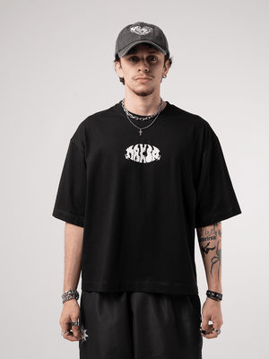 Camiseta boxy fit CHILL — streetwear hecho en Colombia