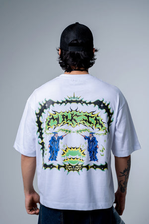 Camiseta boxy fit CHILL — streetwear hecho en Colombia