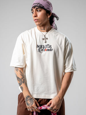 Camiseta boxy fit CHILL — streetwear hecho en Colombia