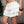 Miniskirt Bloom CHILL crudo — algodón 300gr con triple capa de golas deshilachadas y licra incorporada, minifalda femenina streetwear hecha en Colombia