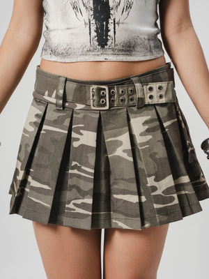 Minifalda streetwear CHILL - moda urbana colombiana