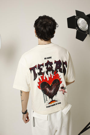 Camiseta boxy fit CHILL — streetwear hecho en Colombia