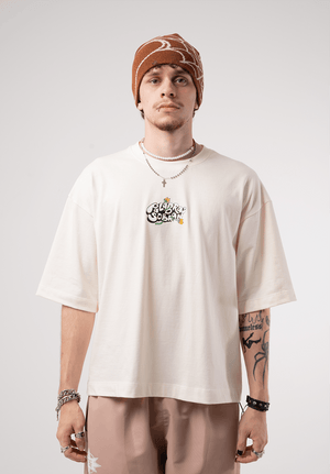 Camiseta boxy fit CHILL — streetwear hecho en Colombia