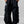 Parachute Hollow CHILL negro — pantalón baggy antifluido con bolsillos cargo y broches metálicos, streetwear hecho en Colombia