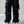 Parachute Hollow CHILL negro — pantalón baggy antifluido con bolsillos cargo y broches metálicos, streetwear hecho en Colombia