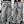 Parachute Track CHILL gris — pantalón baggy antifluido con estampado tribal, streetwear hecho en Colombia