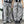 Parachute Track CHILL gris — pantalón baggy antifluido con estampado tribal, streetwear hecho en Colombia