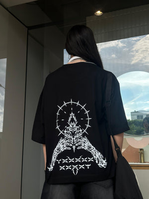Camiseta oversize fit CHILL — streetwear hecho en Colombia