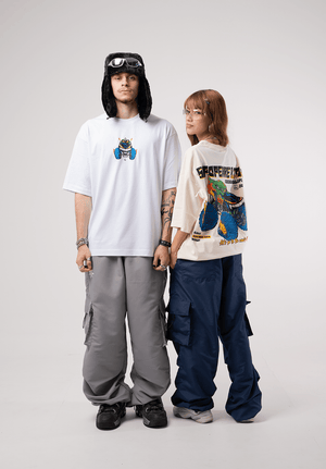 Camiseta oversize fit CHILL — streetwear hecho en Colombia