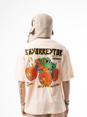 Camiseta oversize fit CHILL — streetwear hecho en Colombia