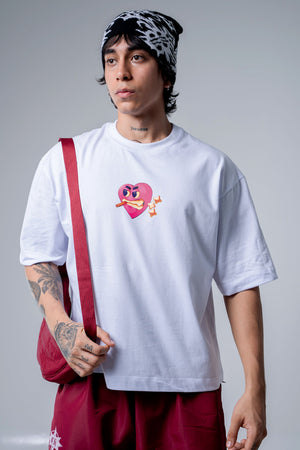 Camiseta boxy fit CHILL — streetwear hecho en Colombia