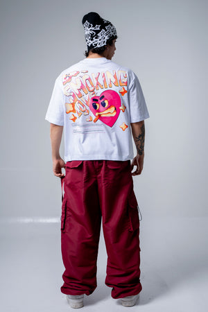 Camiseta boxy fit CHILL — streetwear hecho en Colombia
