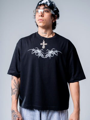 Camiseta boxy fit CHILL — streetwear hecho en Colombia