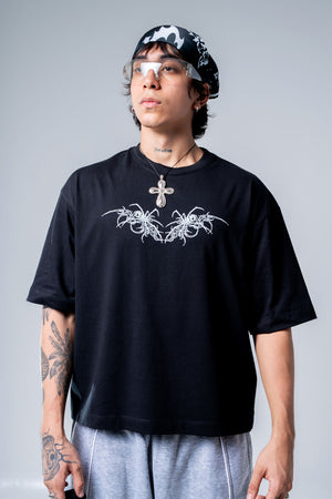 Camiseta boxy fit CHILL — streetwear hecho en Colombia