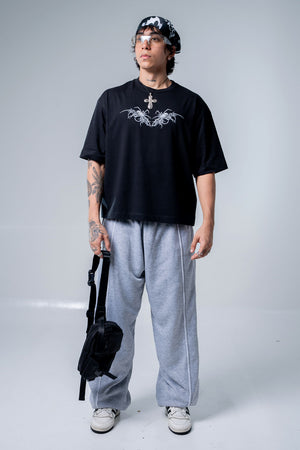 Camiseta boxy fit CHILL — streetwear hecho en Colombia