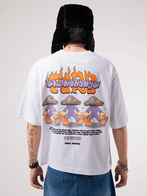 Camiseta boxy fit CHILL — streetwear hecho en Colombia