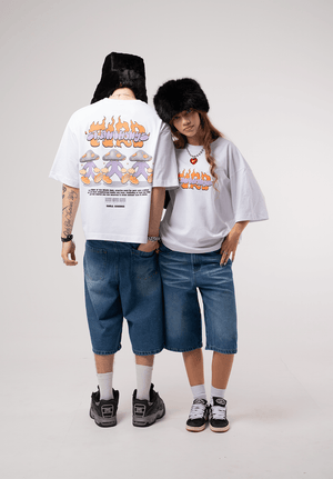 Camiseta boxy fit CHILL — streetwear hecho en Colombia