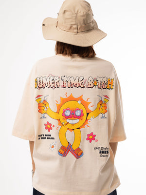 Camiseta oversize fit CHILL — streetwear hecho en Colombia